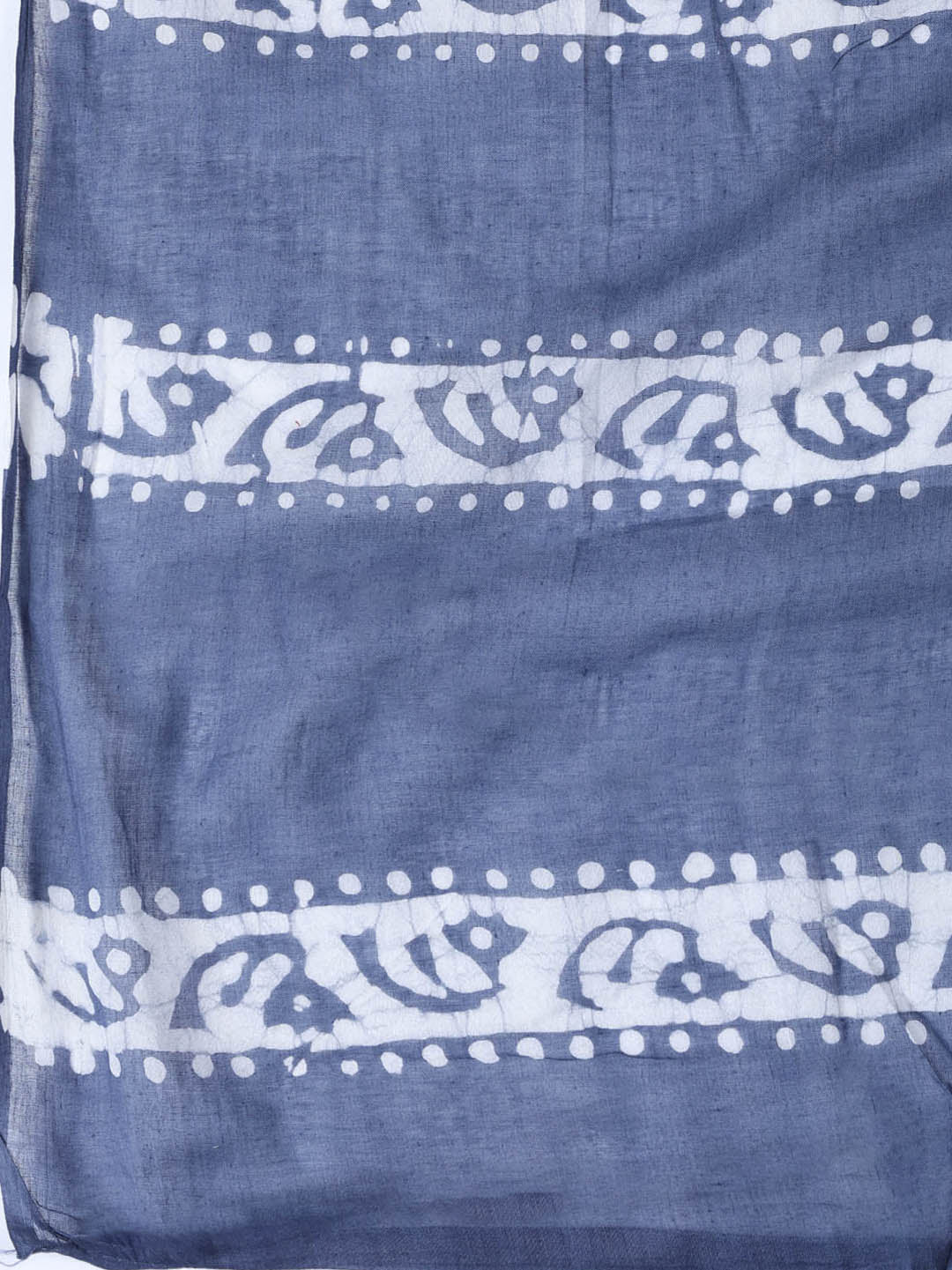 Printed Cotton Blend Unstitched Suit With Dupatta