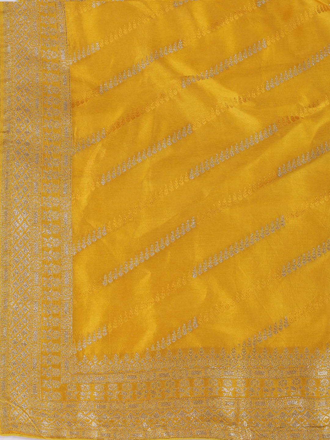 Embroidery Chanderi Unstitched Suit With Dupatta