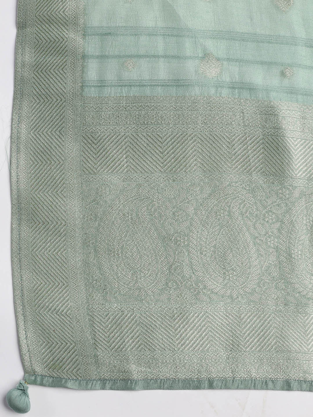 Embroidery Art Silk Unstitched Suit With Dupatta