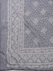 Printed Linen Unstitched Suit With Dupatta