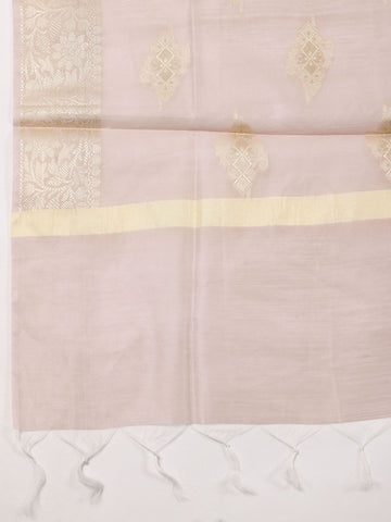 Woven Chanderi Unstitched Suit With Dupatta