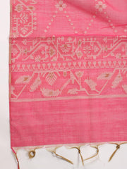 Jamdani Chanderi Unstitched Suit Piece With Dupatta