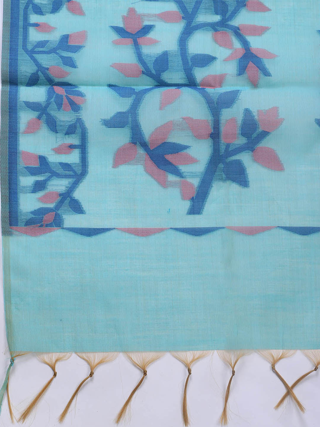 Jamdani Chanderi Unstitched Suit Piece With Dupatta