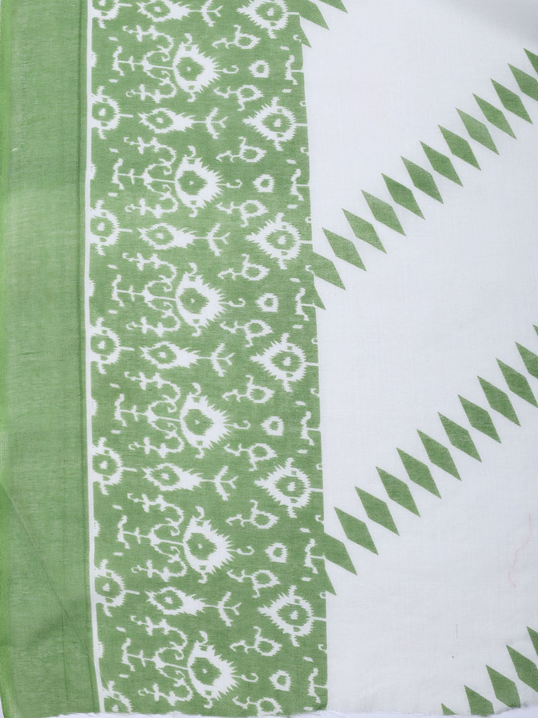 Printed Cotton Blend Unstitched Suit With Dupatta