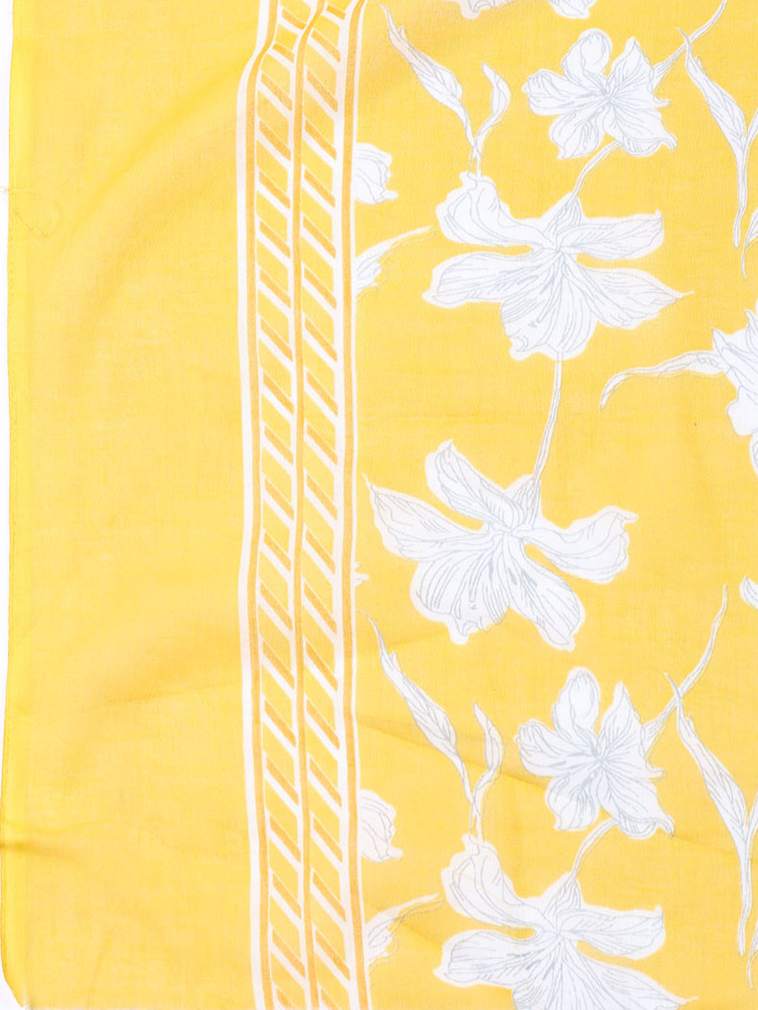 Neck Patti Cotton Blend Unstitched Suit With Dupatta