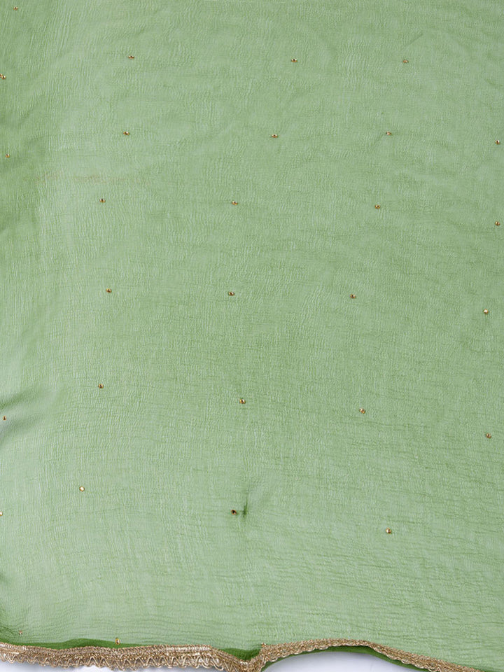 Woven Chanderi Unstitched Suit Piece With Dupatta
