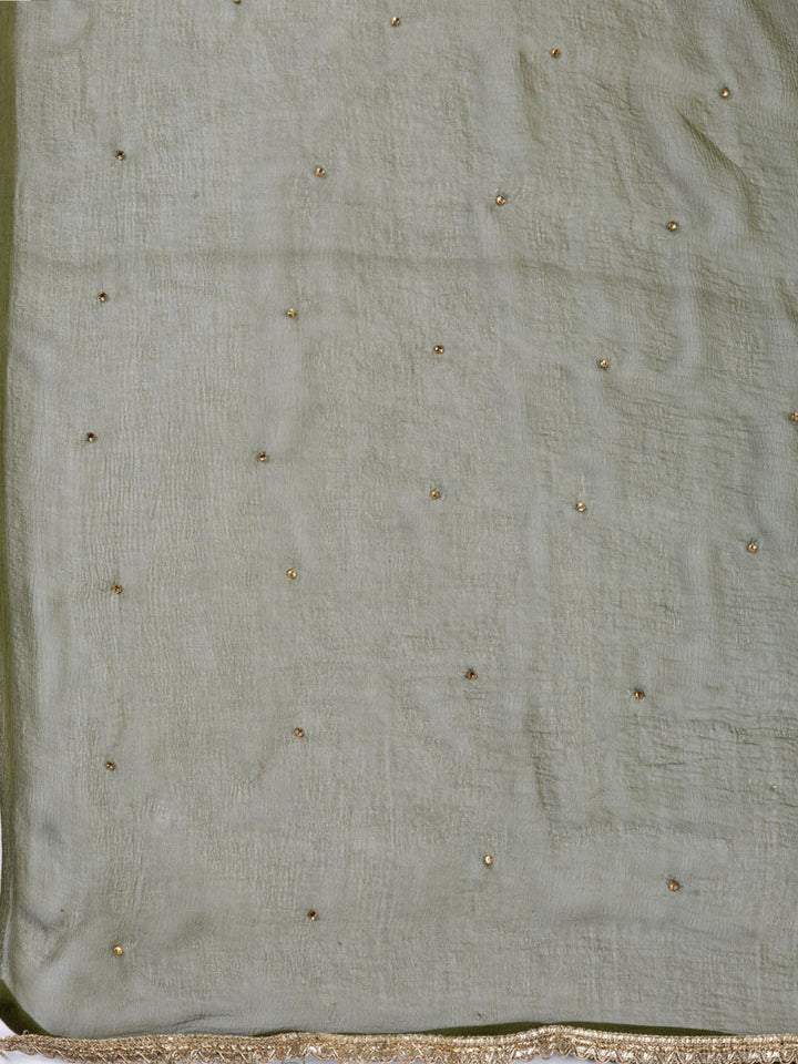 Woven Chanderi Unstitched Suit Piece With Dupatta