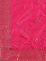 Woven Chanderi Unstitched Suit Piece With Dupatta