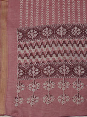 Printed Cotton Blend Unstitched Suit Piece With Dupatta