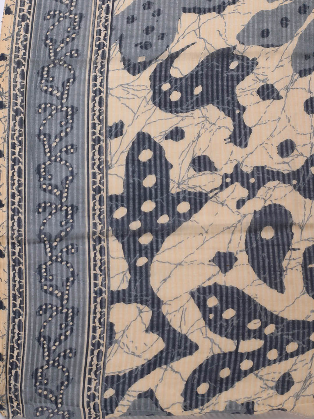 Printed Cotton Blend Unstitched Suit With Dupatta