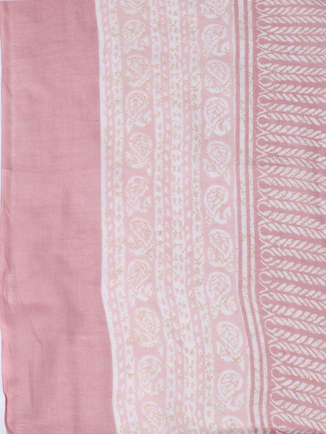 Neck Patti Cotton Blend Unstitched Suit With Dupatta