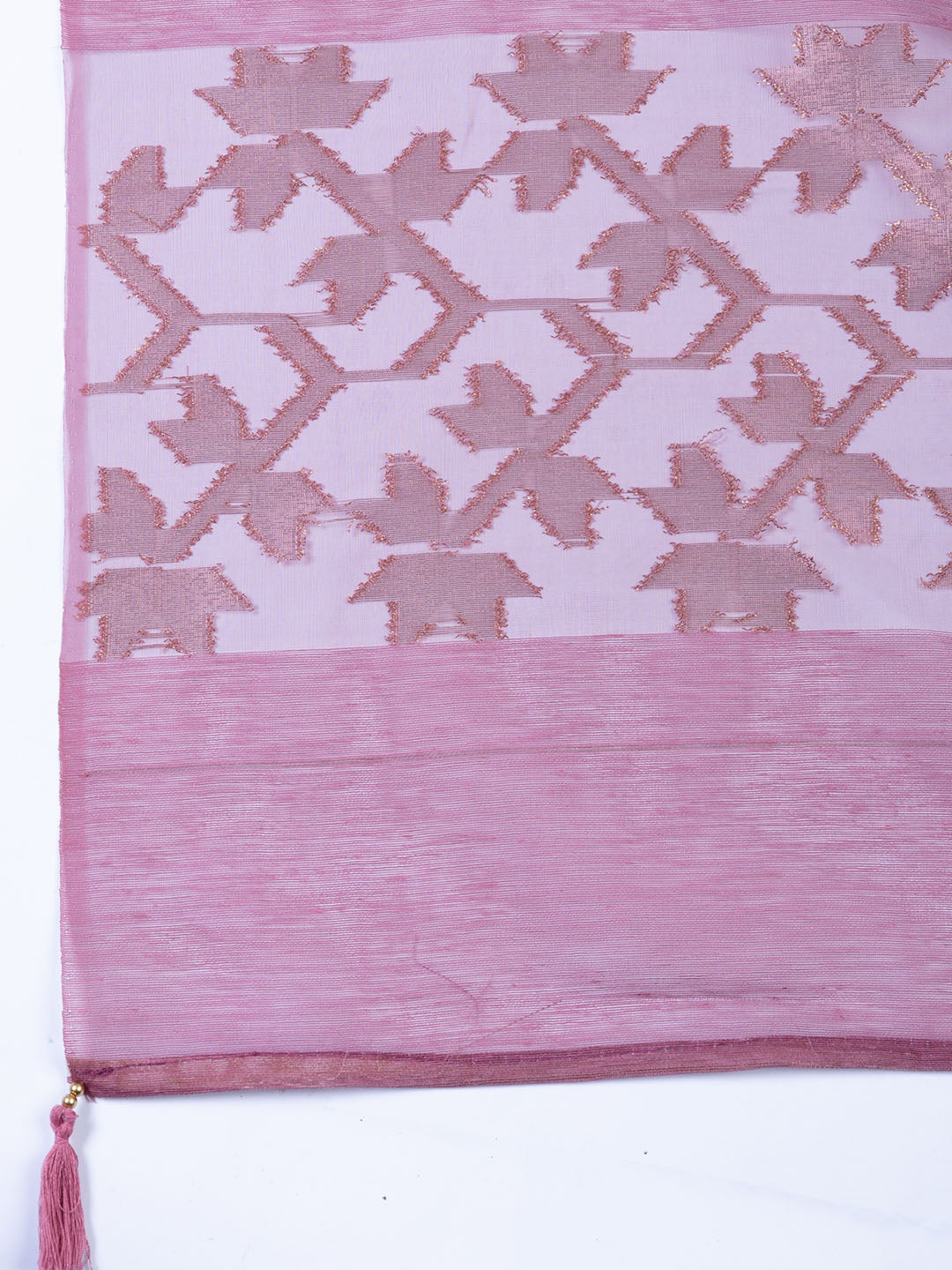 Woven Tissue Unstitched Suit With Dupatta