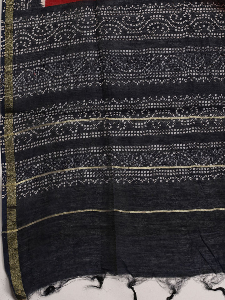 Neck Patti Cotton Blend Unstitched Suit Dupatta