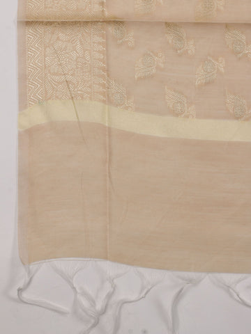 Woven Chanderi Unstitched Suit With Dupatta