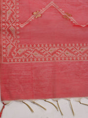 Jamdani Chanderi Unstitched Suit Piece With Dupatta