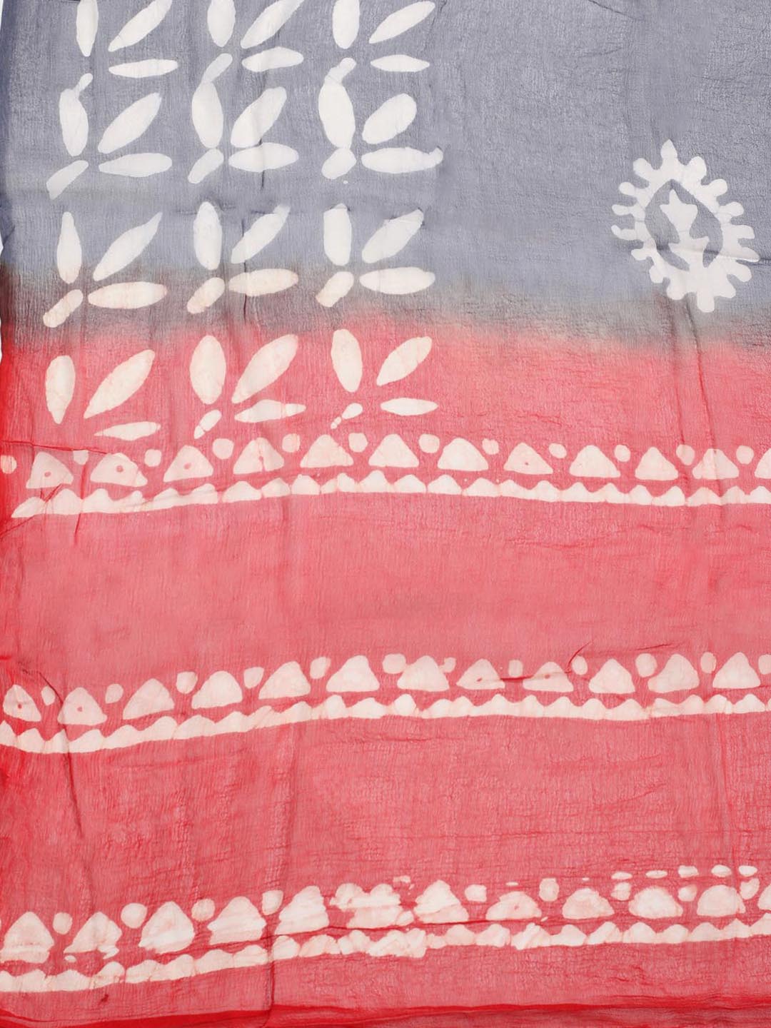 Printed Cotton Blend Unstitched Suit Piece With Dupatta