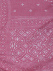 Neck Work Cotton Blend Unstitched Suit With Dupatta