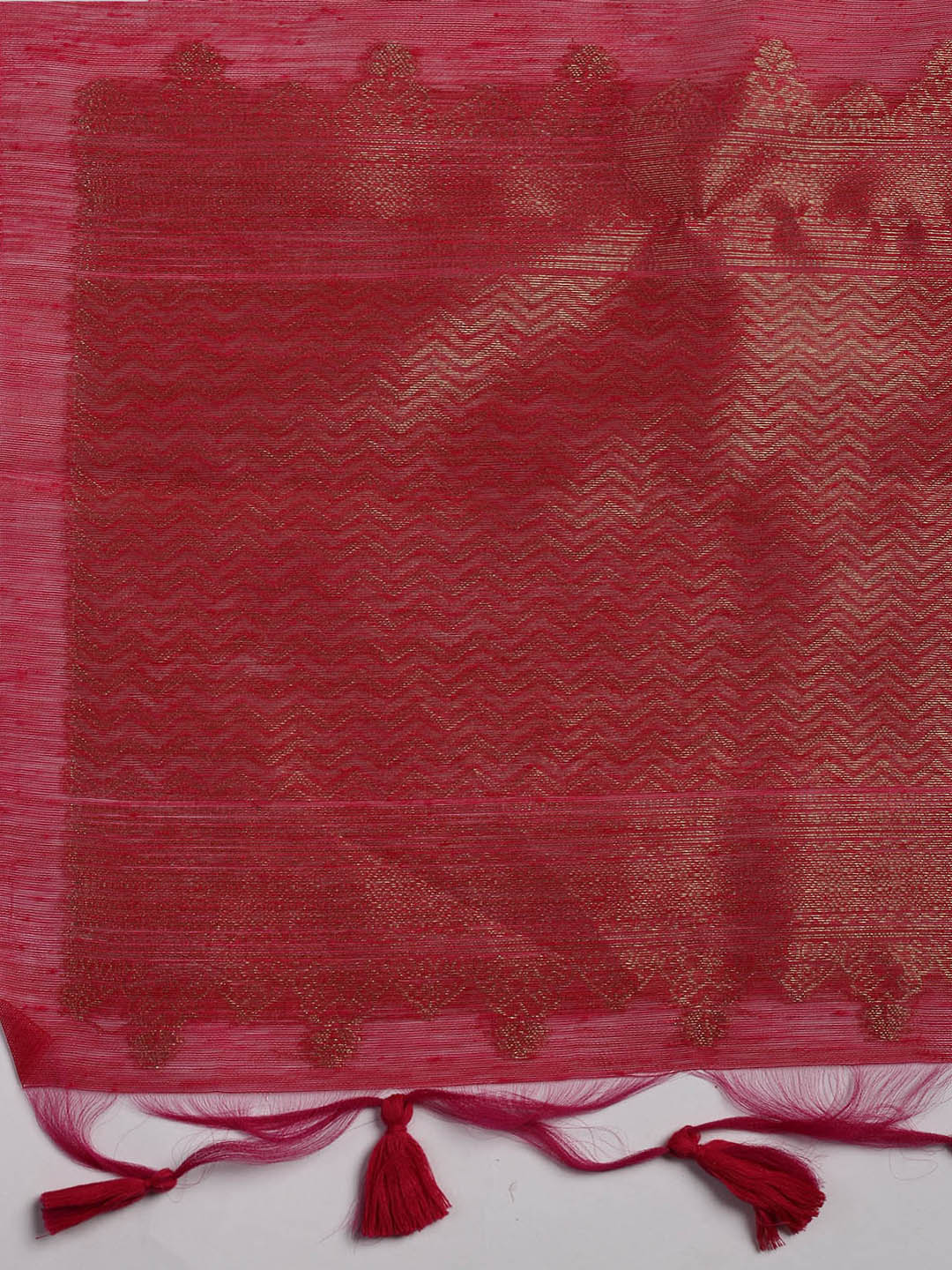 Woven Chanderi Unstitched Suit Piece With Dupatta