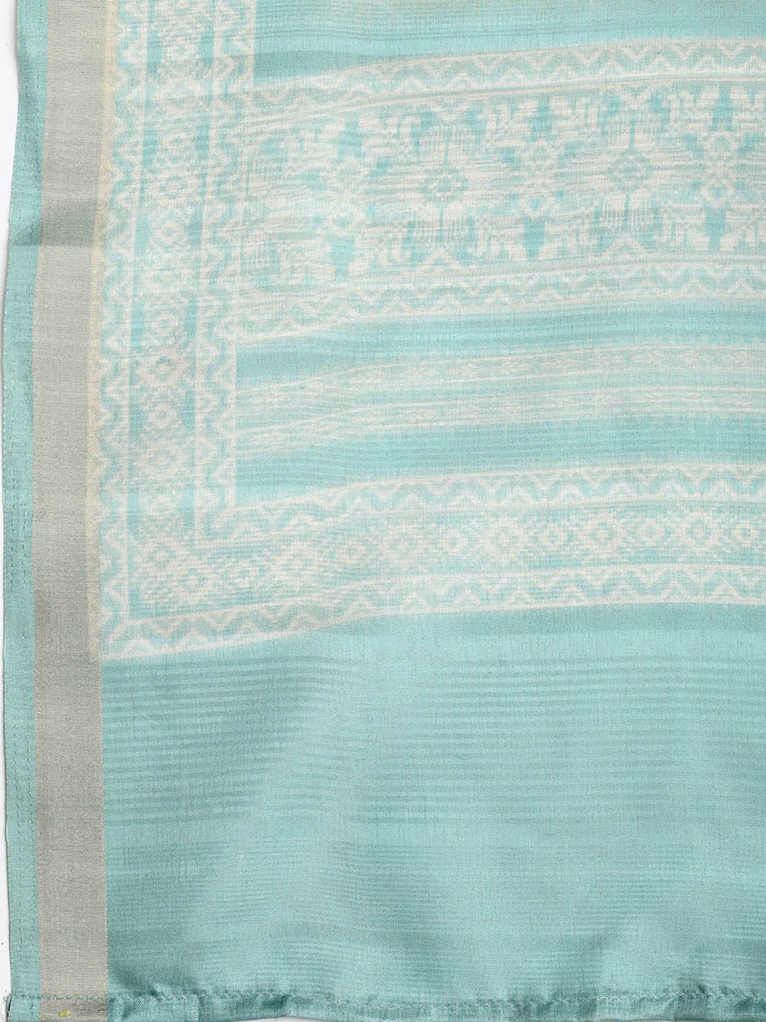 Embroidered Chanderi Unstitched Suit Piece With Dupatta