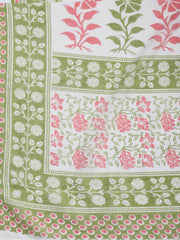 Printed Cotton Blend Unstitched Suit With Dupatta