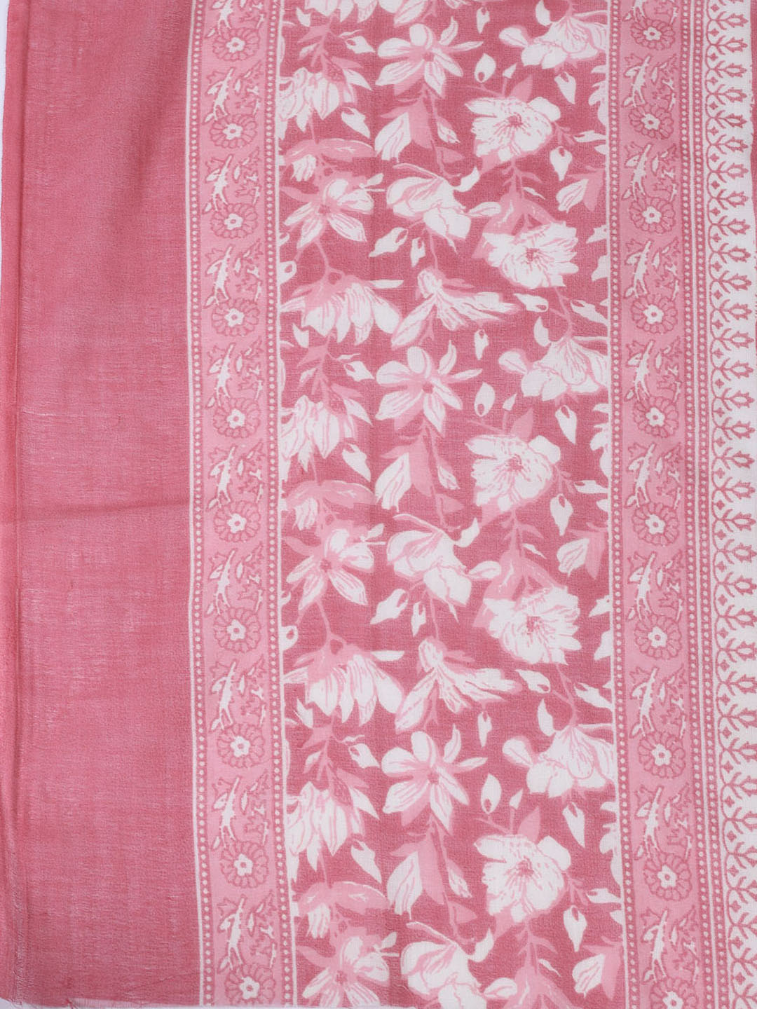 Printed Cotton Blend Unstitched Suit With Dupatta