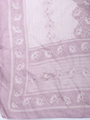 Printed Cotton Blend Unstitched Suit Piece With Dupatta