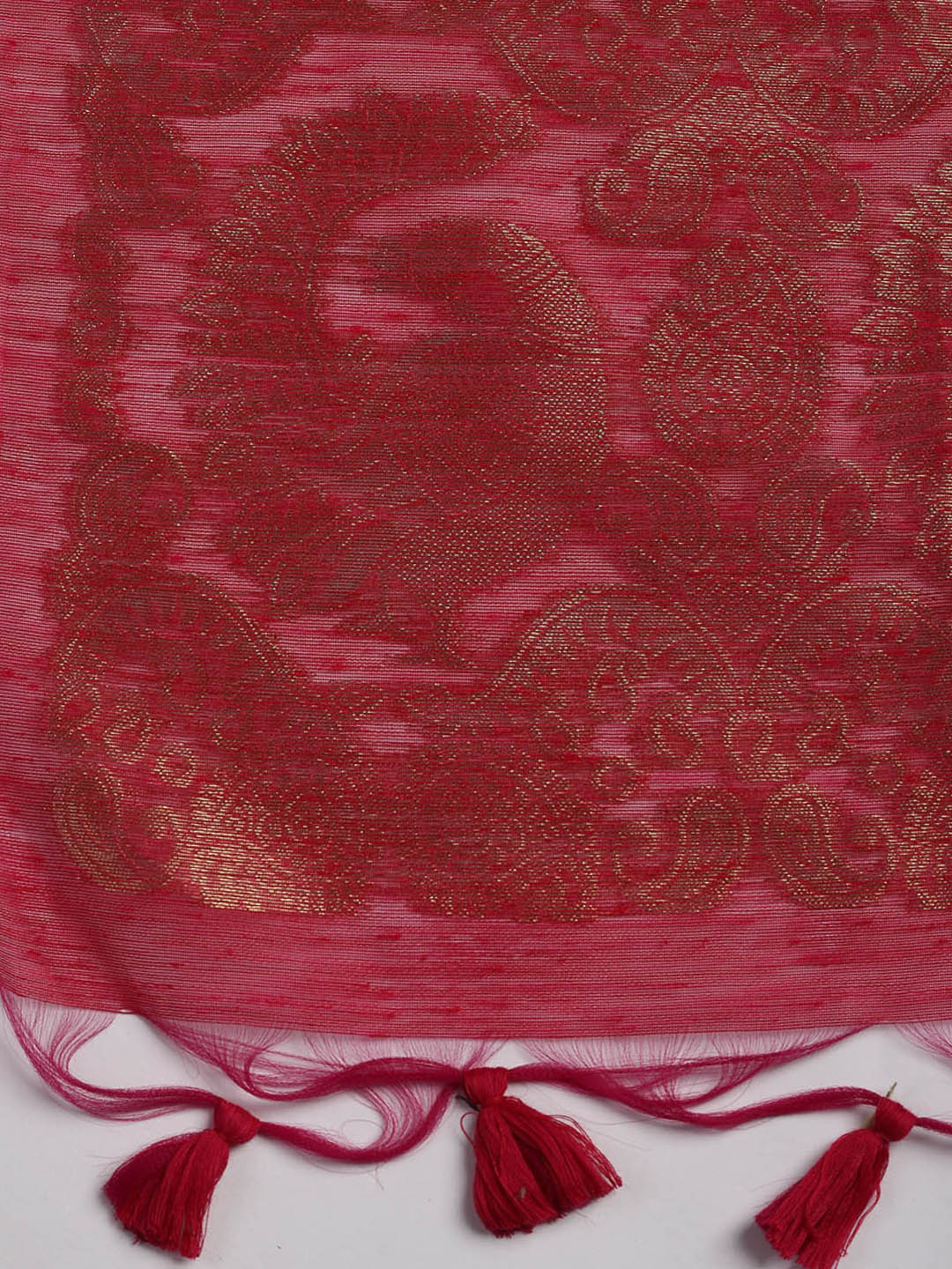 Woven Chanderi Unstitched Suit Piece With Dupatta