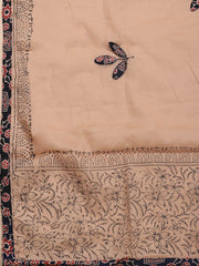 Printed Cotton Blend Unstitched Suit With Dupatta