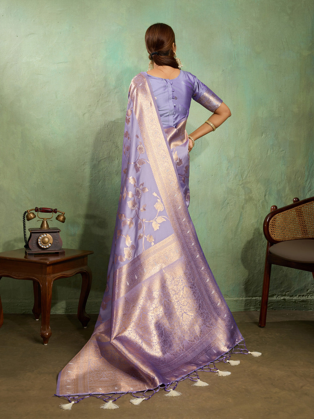 Woven Design Art Silk Saree
