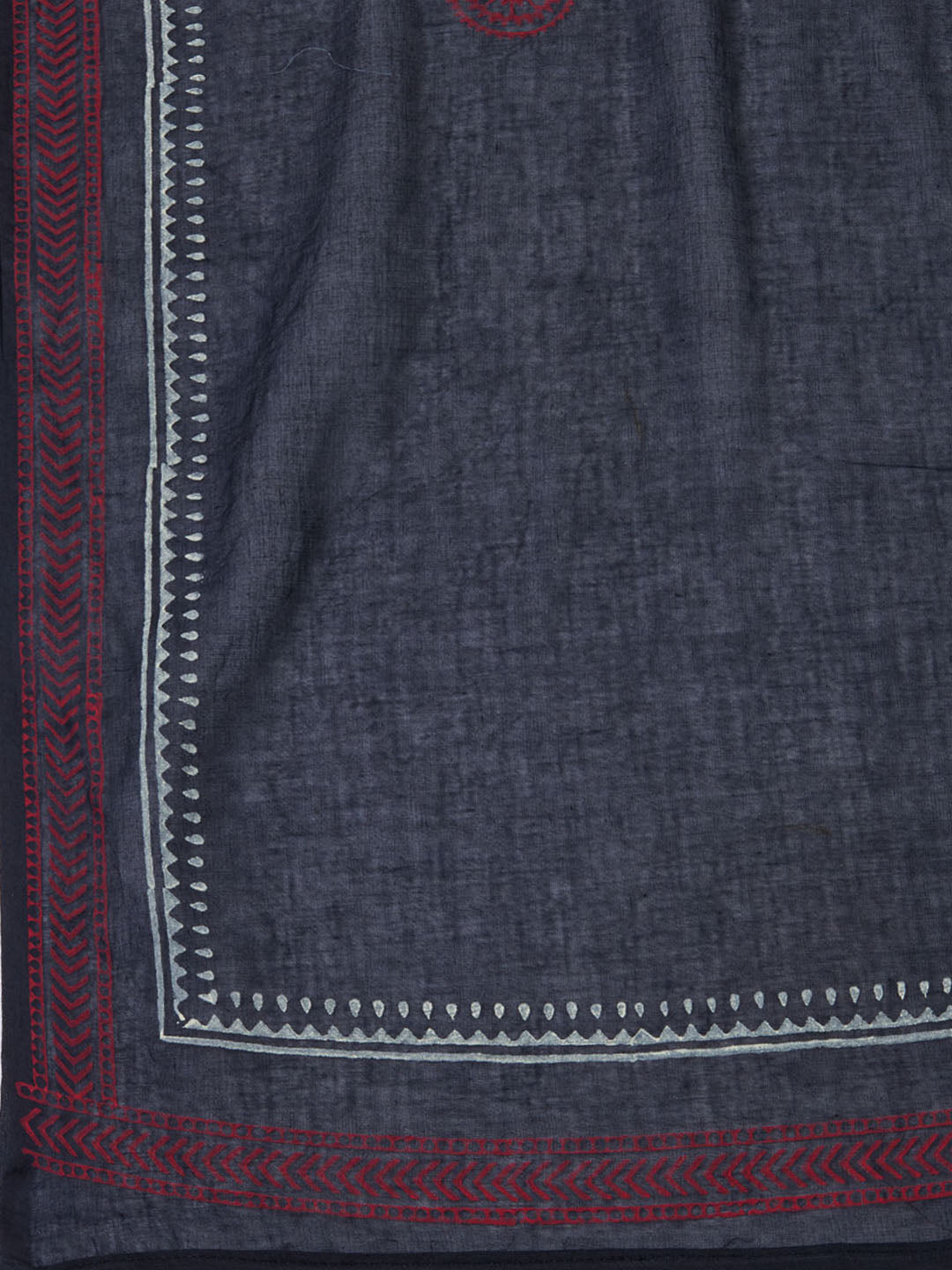 Printed Cotton Blend Unstitched Suit Piece With Dupatta