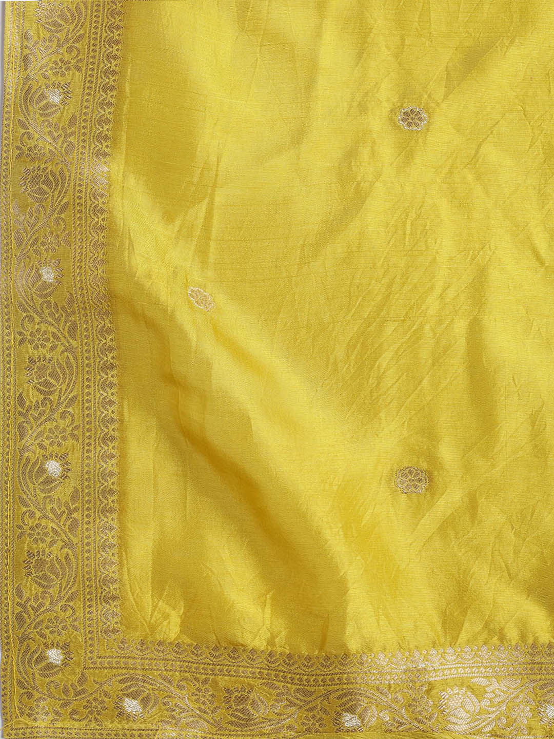 Embroidered Chanderi Unstitched Suit Piece With Dupatta