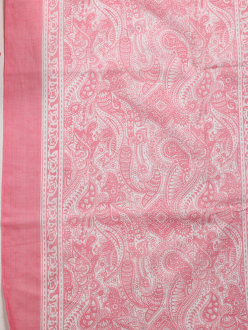 Neck Patti Cotton Printed Cotton Unstitched Suit Dupatta