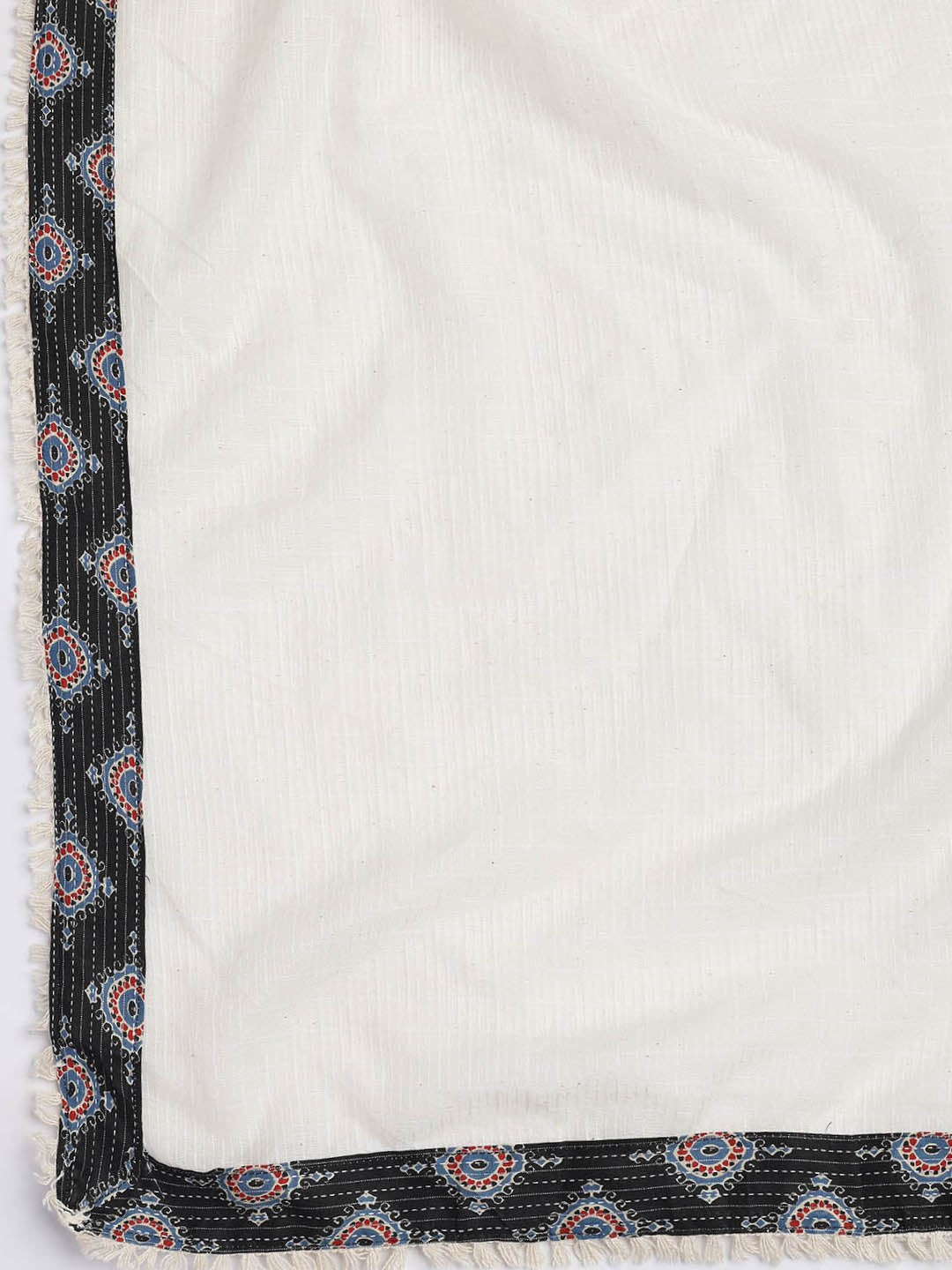 Printed Cotton Blend Unstitched Suit Piece With Dupatta