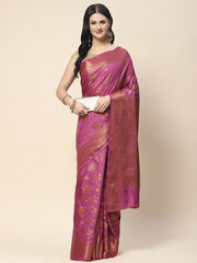 Zari Jaal Woven Handloom Saree