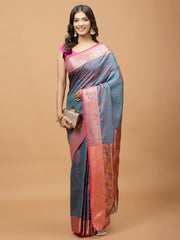 Resham Jaal Woven Handloom Saree