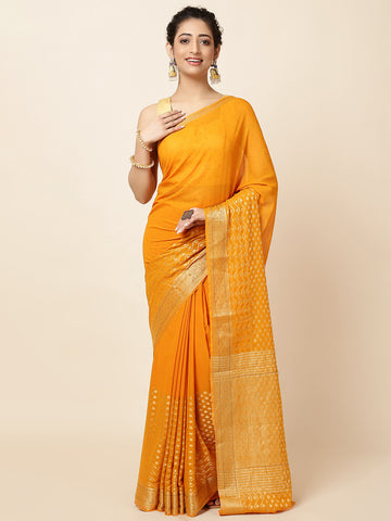 Stone Booti Woven Chiffon Saree