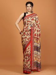 Digital Printed Crepe Woven Saree