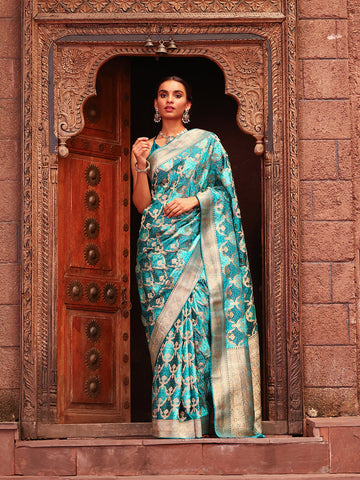 Bandhani Print Handloom Woven Saree