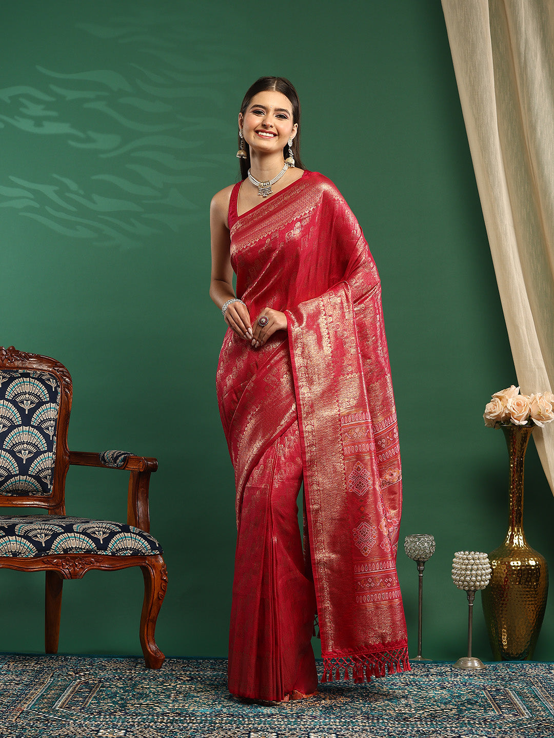Woven Design Art Silk Saree