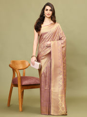 Zari Jaal Woven Handloom Saree