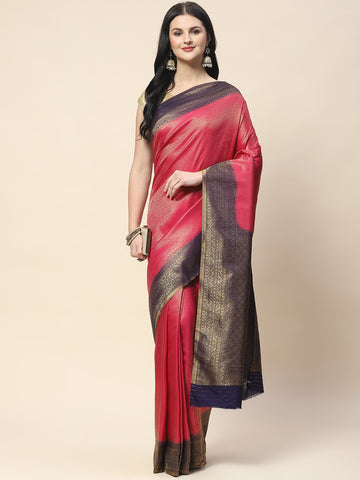 Zari Jaal Woven Handloom Saree