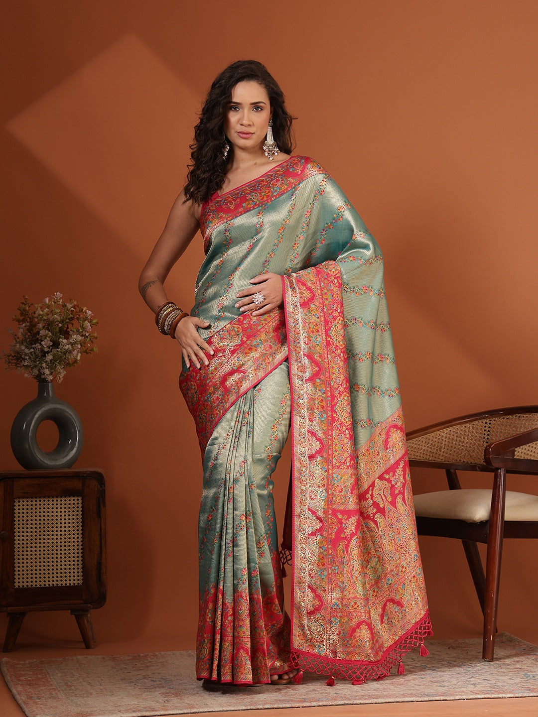 Woven Design Dola Silk Saree
