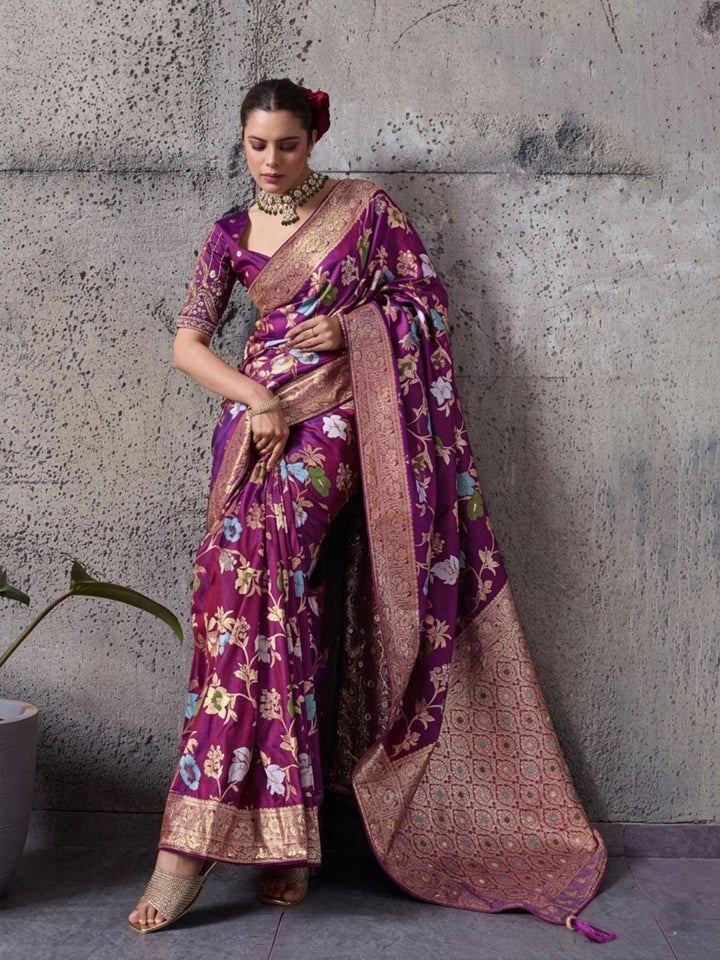 Woven Design Banarasi Silk Saree