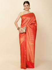 Brocade Zari Jaal Woven Handloom Saree