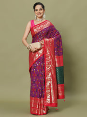 Patola Printed Art Silk Woven Saree