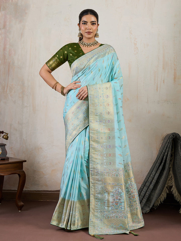 Plain Chiffon Saree