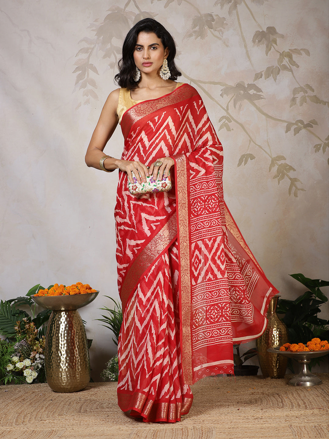 Digital Printed Georgette Saree