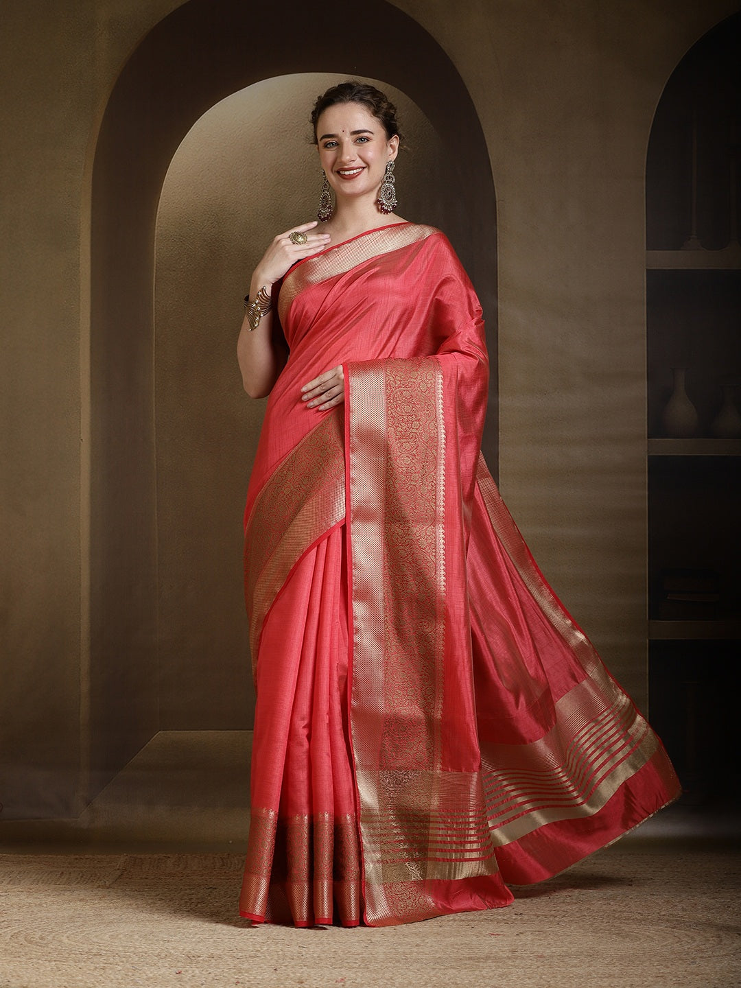 Woven Design Art Silk Saree