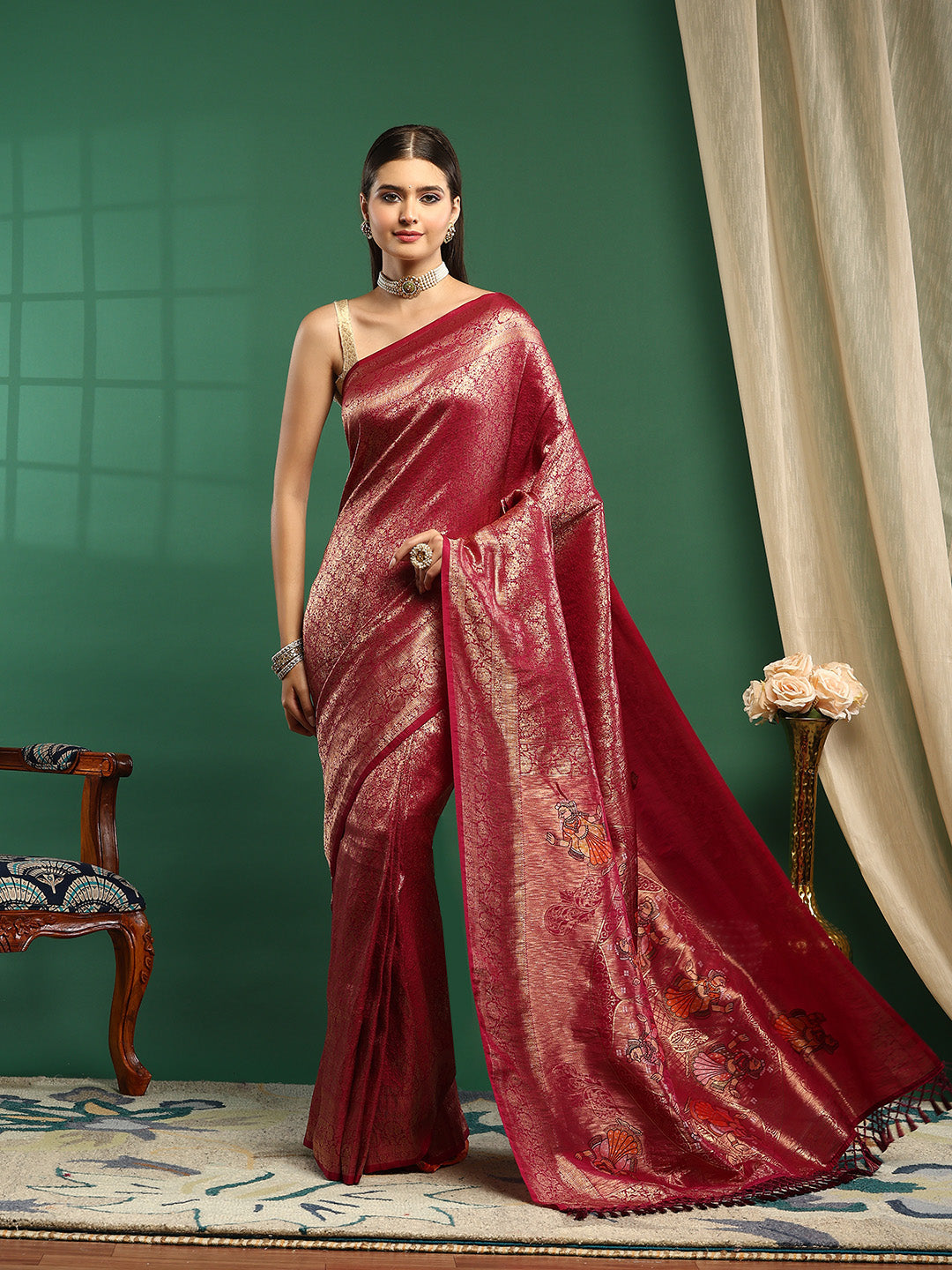 Woven Design Art Silk Saree
