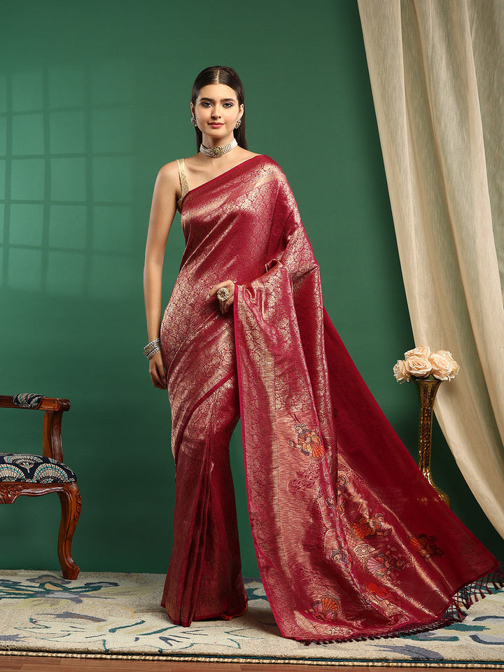 Woven Design Art Silk Saree